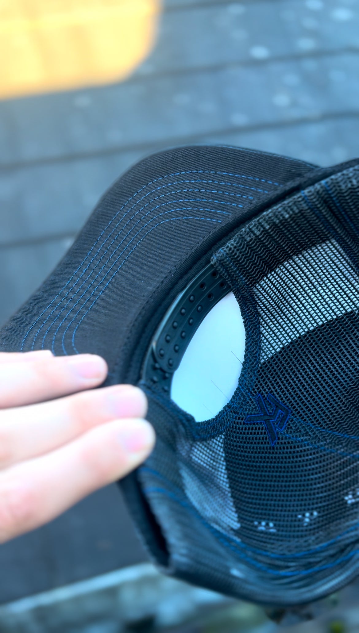 Flux Trucker Hat Black&Midnight Navy