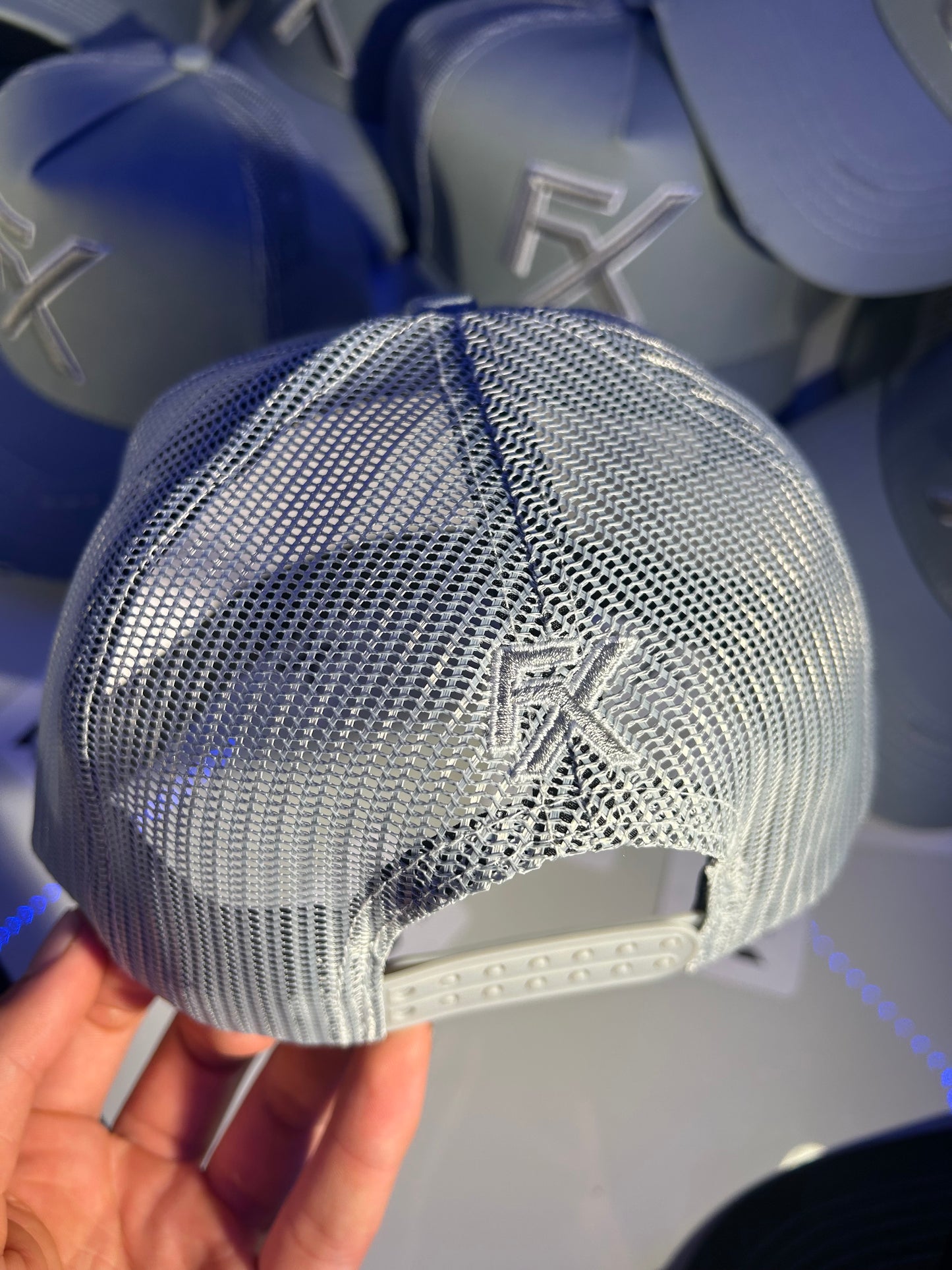 Flux Trucker Hat Platinum Grey