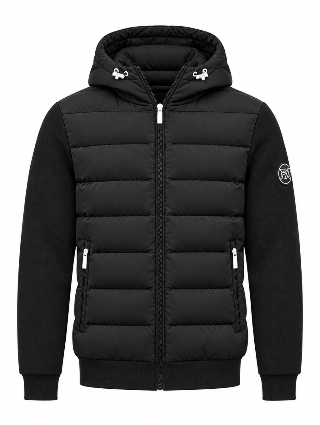BLACK & WHITE PANEL JACKET  1.0