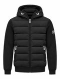 BLACK & WHITE PANEL JACKET  1.0
