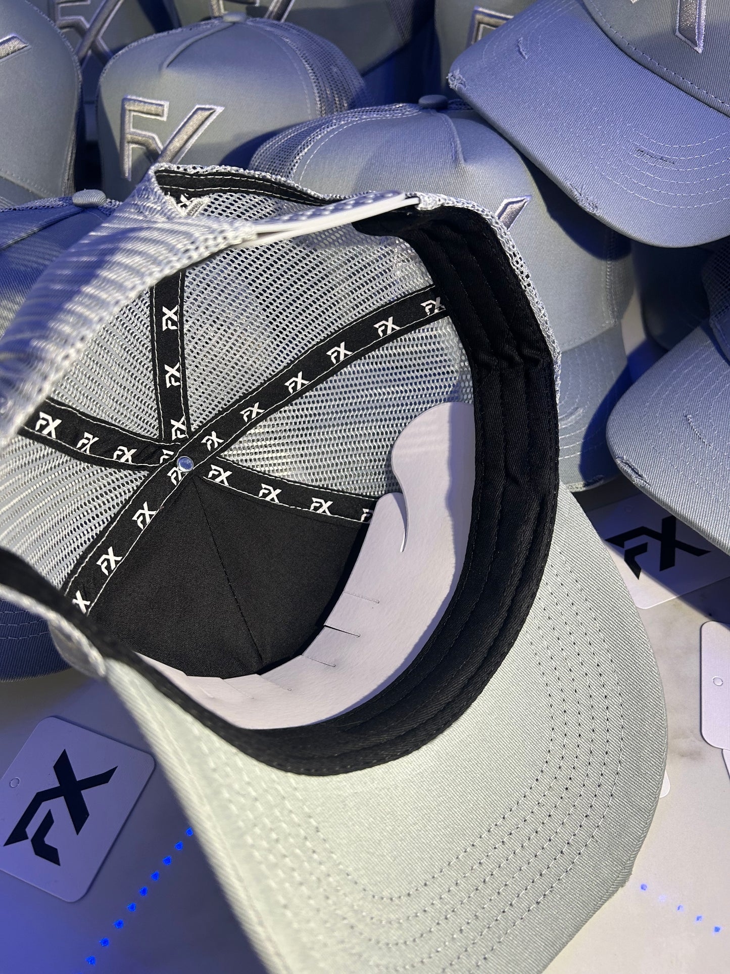 Flux Trucker Hat Platinum Grey