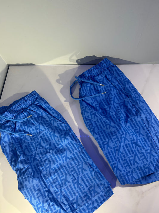 Flux Fractured Shorts Ice Blue