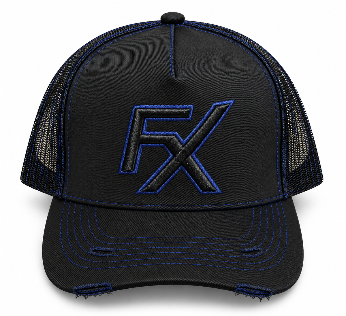 Flux Trucker Hat Black&Midnight Navy