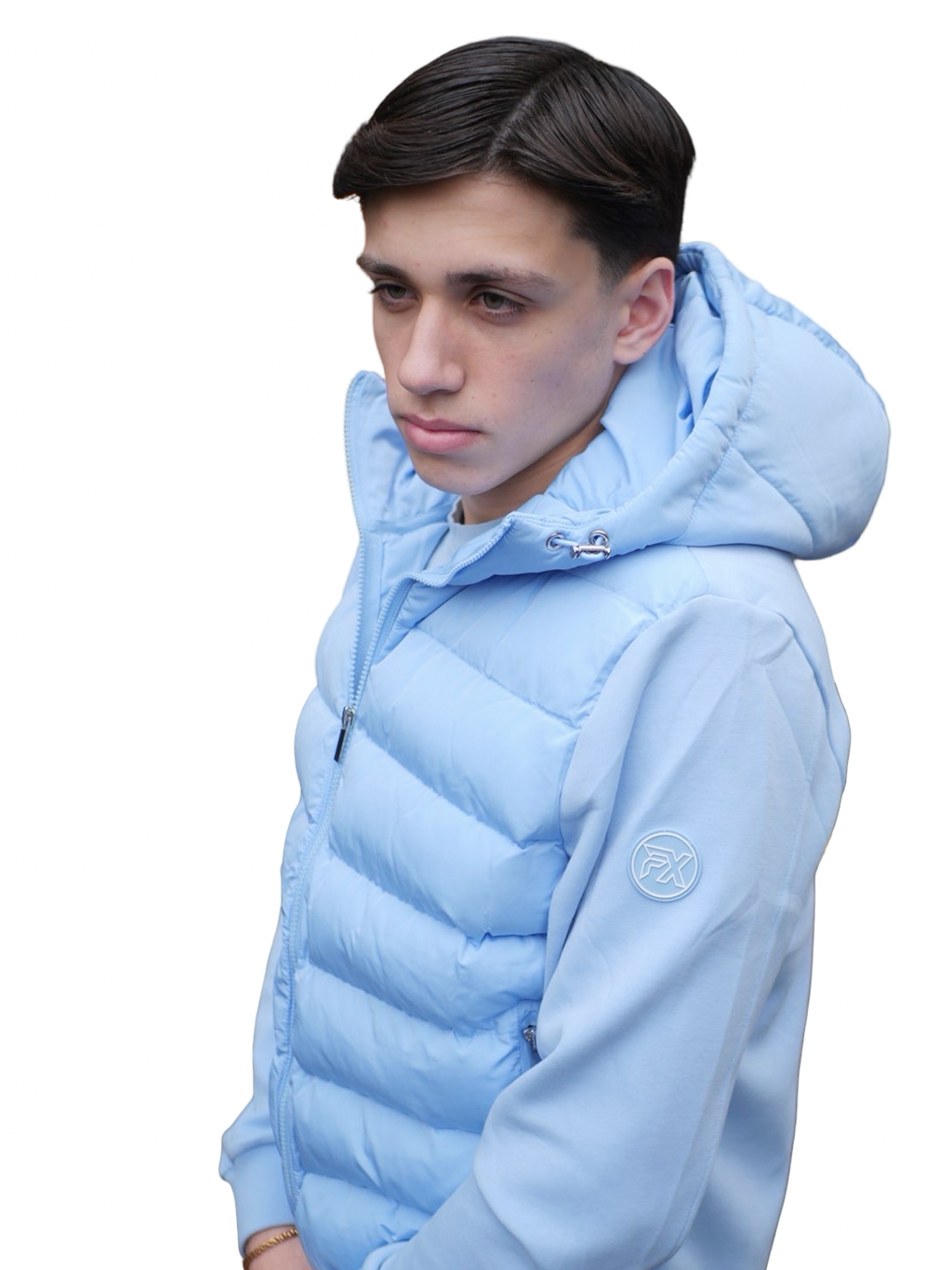 POWDER BLUE PANEL JACKET 1.0
