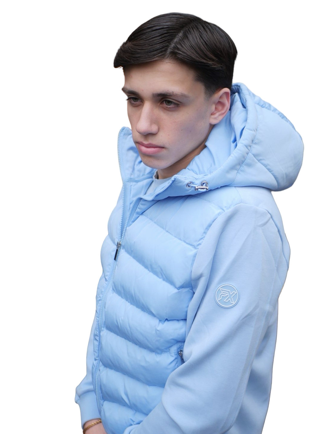 POWDER BLUE PANEL JACKET 1.0