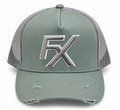 Flux Trucker Hat Platinum Grey
