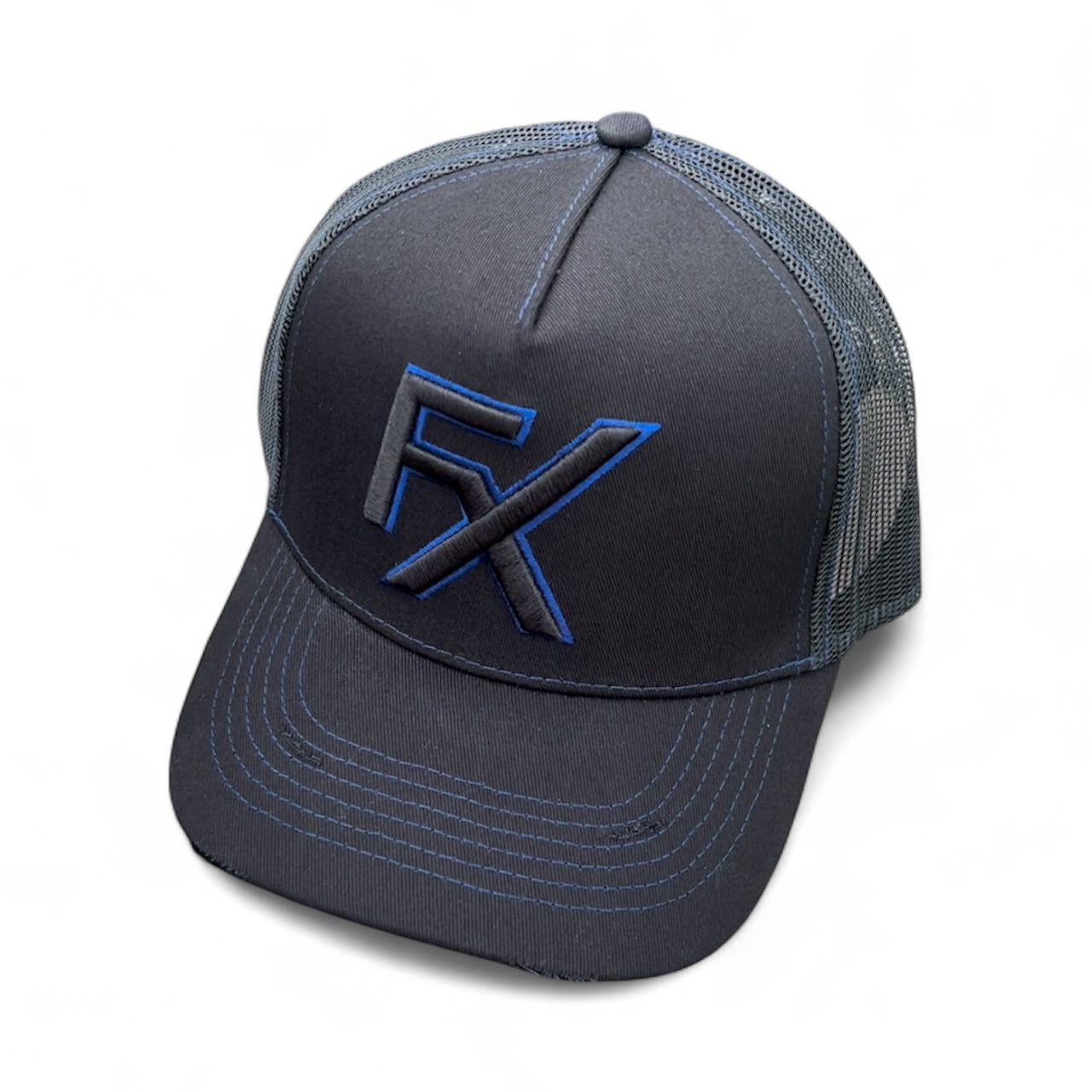 Flux Trucker Hat Black&Midnight Navy