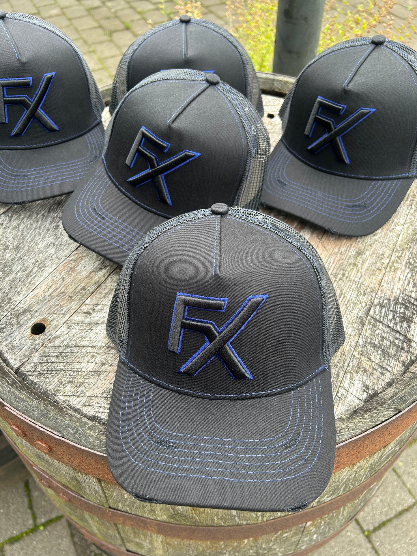 Flux Trucker Hat Black&Midnight Navy