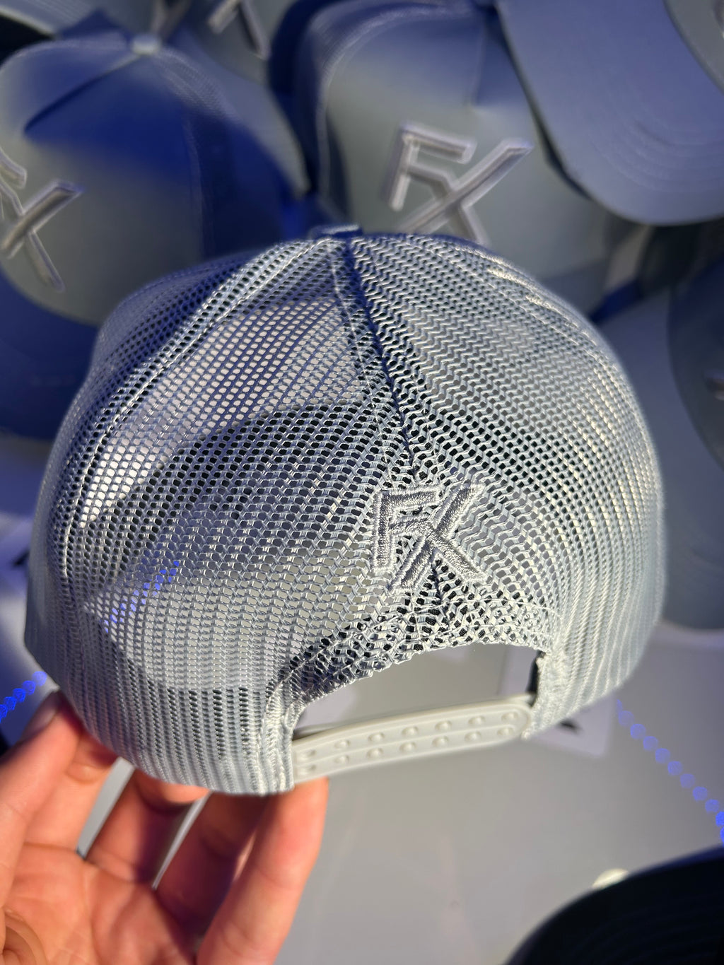 Flux Trucker Hat Platinum Grey