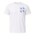 SEA BLUE MOSAIC COTTON T